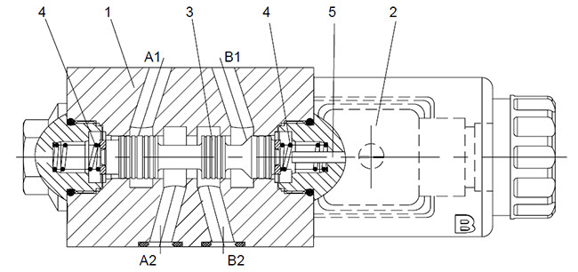 Isolator Hydraulic Control Valve Z4WE6...L3X 40 L/Min 315 Bar NBR / FKM Sealing