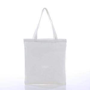 Wholesale Custom Logo ECO-Friendly Shopping Bags Plain White Blank Cotton Canvas Tote Bag from china suppliers