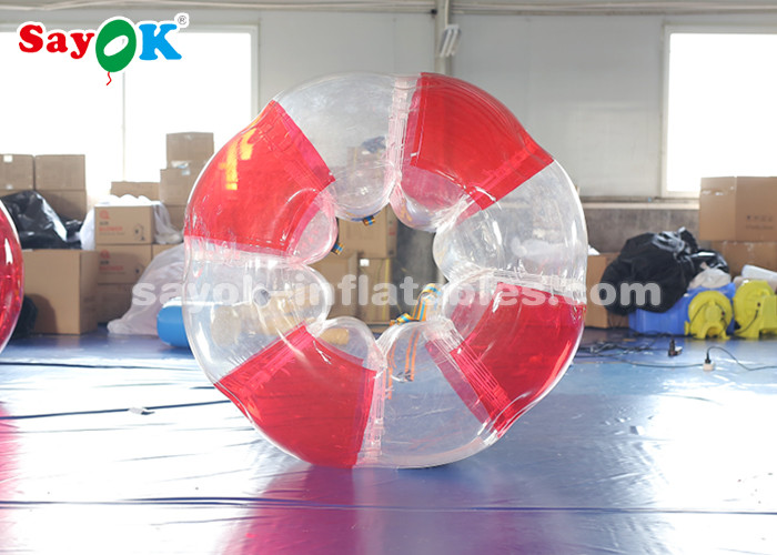 Inflatable Outdoor Games 1.5m TPU Inflatable Sports Games Bubble Soccer Ball For Kids / Adults