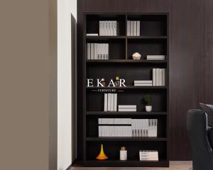 Wholesale Four Shelf Wood High Bookcase Cabinet For Living Room from china suppliers