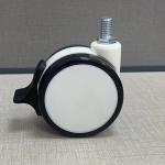 3/4/5Inch TPR Plastic Mute Wheel Twin Hospital Castors Medical Casters
