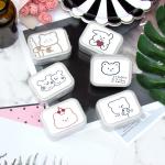 OEM Cosmetic Contact Lenses Box For Eyes Travel Kit Holder Container