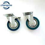 Universal PU 200kg Castors 6" Rubber Caster Wheels for Industrial Furniture