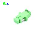 Ceramic Sleeve Flangeless SC APC Fiber Optic Adapter