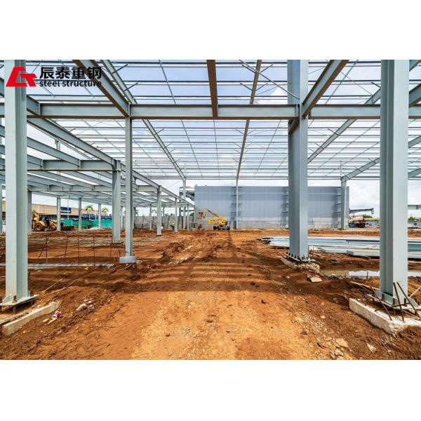 Prefab Metal Building Construction Weather Resistant Steel Constructed Buildings