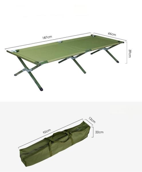 Outdoor Camping Tactical Accessories Single Person Military Style Camp Bed