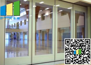 Wholesale 3.35 Inch Paired Sliding Folding Glass Room Partitions Singapore from china suppliers
