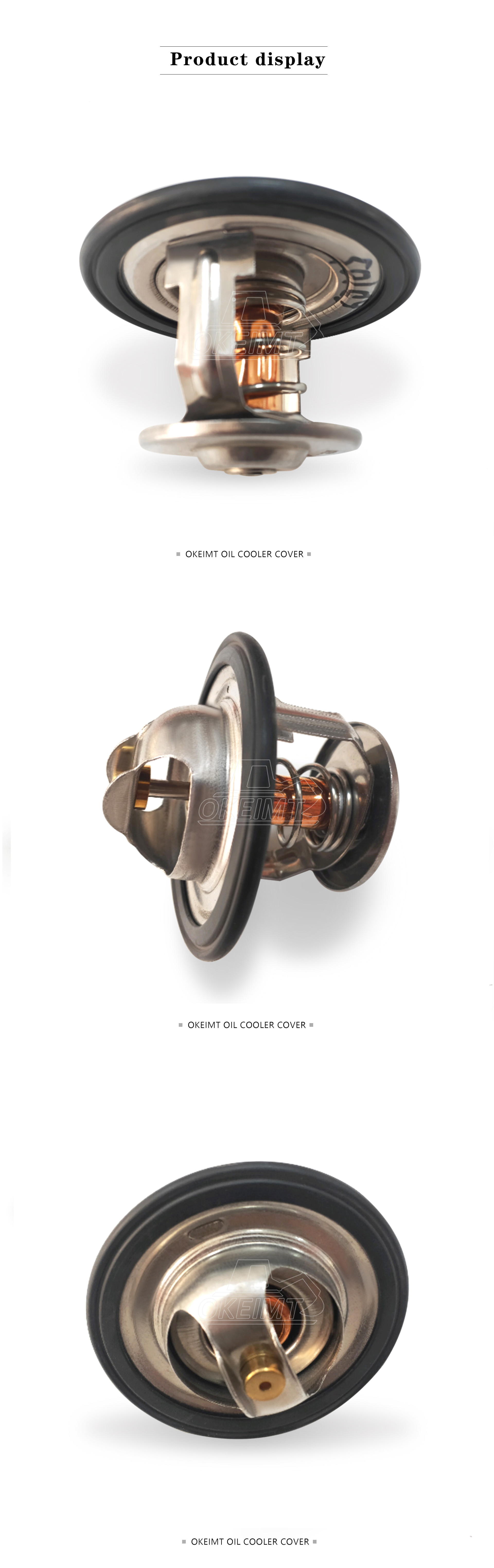 OKEIMT Hot Sales For Excavator PC200-3 6D105 Engine Thermostat 600-421-6210