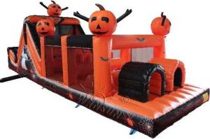 Wholesale Halloween Theme Inflatable Sports Games , Customized Size Blow Up Obstacle Course from china suppliers