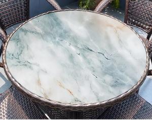 Wholesale Rock pattern glass table from china suppliers