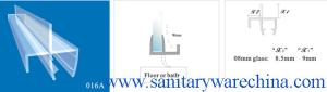 Wholesale Sealing Strips/waterproof strips/shower door seals/PVC Seal 016A from china suppliers