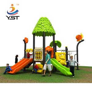 Wholesale Outdoor Themed Multiple Kids Playground Slide With Tree House from china suppliers