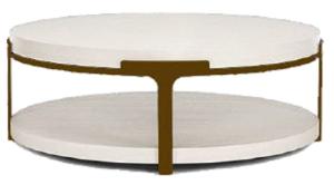 Wholesale Modern Marble White Round Coffee Table 120*70*45cm For 5 Star Hotel from china suppliers