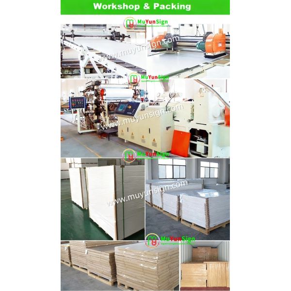 Surface Polishing Recycled PVC Foam Board Insulation For Architectural Decoration