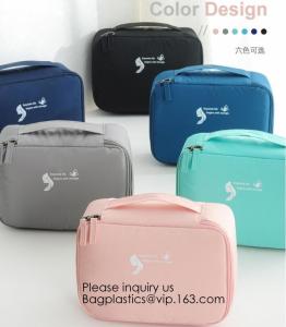 Wholesale Personalized Portable Bridesmaid Gift Canvas Cosmetic Bag,Washed Canvas Toiletry Cosmetic Bag, Bagease, bagplastics from china suppliers