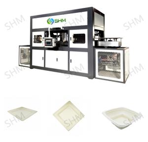 Wholesale Tableware Molded Pulp Machine Equipment Fully Automatic For Disposable Dish line from china suppliers