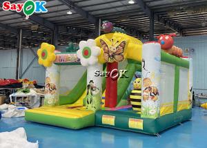 Wholesale Insect Print Themed Inflatable Bounce Trampoline House With Slide from china suppliers