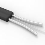 2*3mm 1 Core FTTH Drop Cable GJXH G657A 1F Fiber Drop Cable