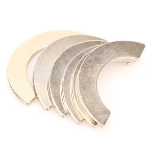 Wholesale NdFeB rare earth magnet shape arc three-layer NiCuNi coating strong magnet from china suppliers