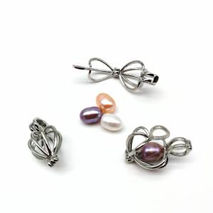 Wholesale Love and Wish Pearl Cage Pendant Jewelry Making Essential Oil Diffuser DIY Hollow Pendant from china suppliers