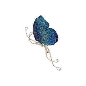 Wholesale Twilight Blue Winged Pin: Multi-Angle Shine for Outfits &amp; Gift Boxes from china suppliers