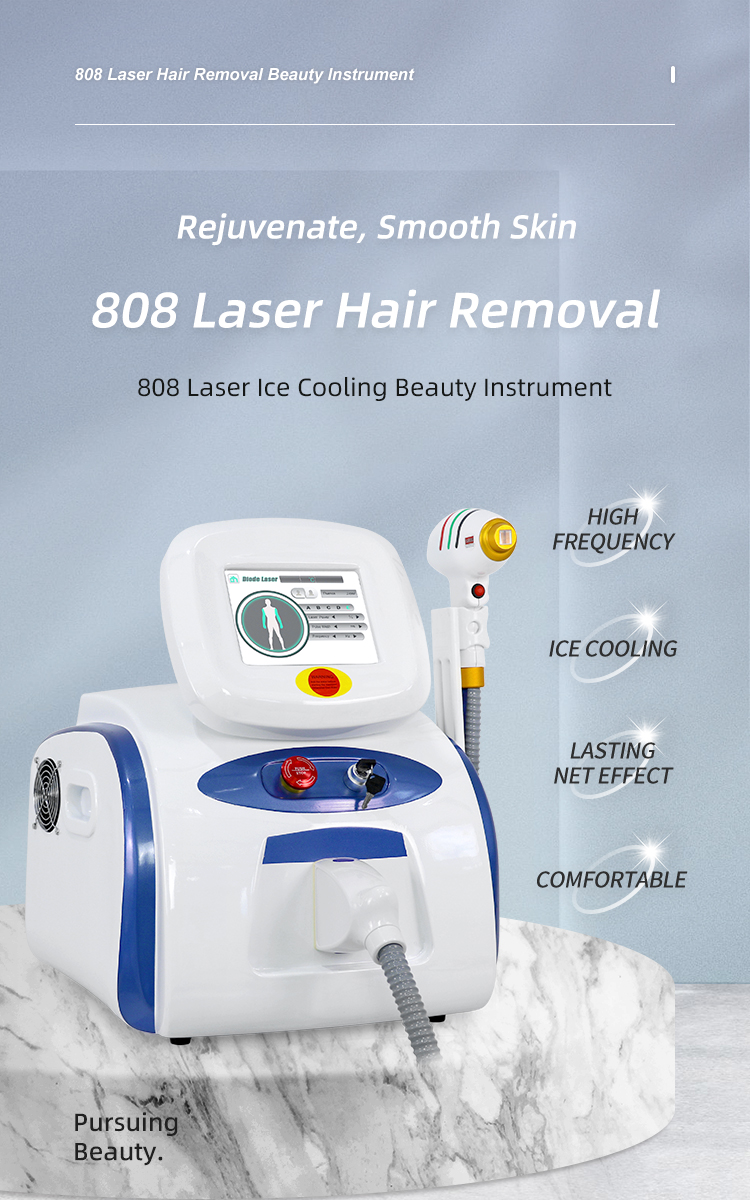 Home Use Hair Removal Beauty Machine 300W Diode Machine 808 Laser