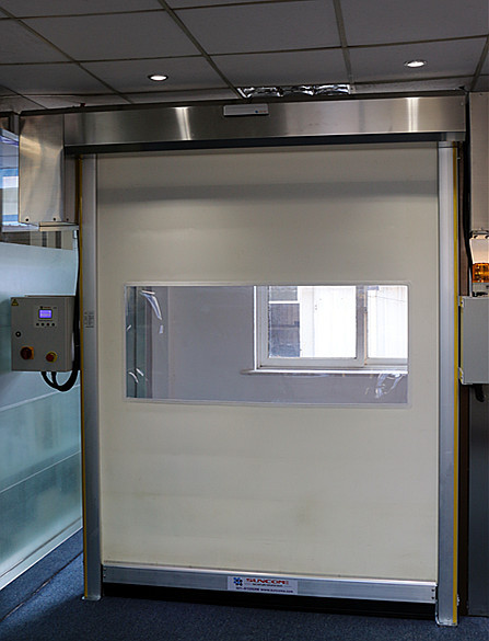AC 220V-240V High Speed Roll Up Door , Metal Roll Up Garage Doors