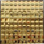 12x12 Mirror Metallic Mosaic Tiles Stainless Steel Mosaics For Bar / Hallway