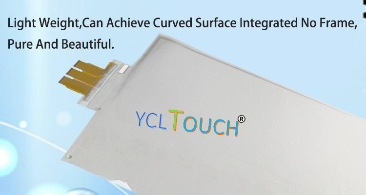 49 Inch Capacitive Touch Film Interactive Multi Touch Foil Through Glass Window