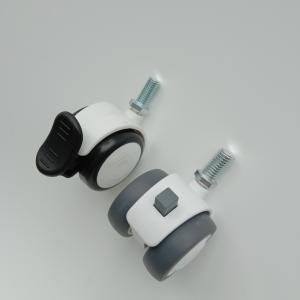 Wholesale Foot Brake Medical Caster Wheels Durable 2 Inch Black Stem Length from china suppliers