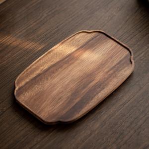 Wholesale Walnut Wood Jewelry Display Tray Vintage Floral Shape Organizer from china suppliers