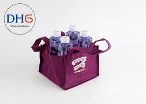 Wholesale Eco Friendly Non Woven Bag Large Capacity X Sewing CMYK non woven wine bag from china suppliers