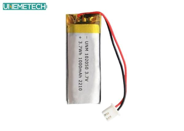 Lipo Battery Pack 102050 3.7V 1000mAh Lithium Polymer Battery with IEC62133