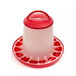 Plastic Poultry Feeder Pan Bucket Water Drinker Farm Equipment Auto 10kg Chicken
