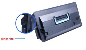 Wholesale 40000PP Kyocera Ecosys Toner , TK710 Black Laser Toner Cartridge from china suppliers