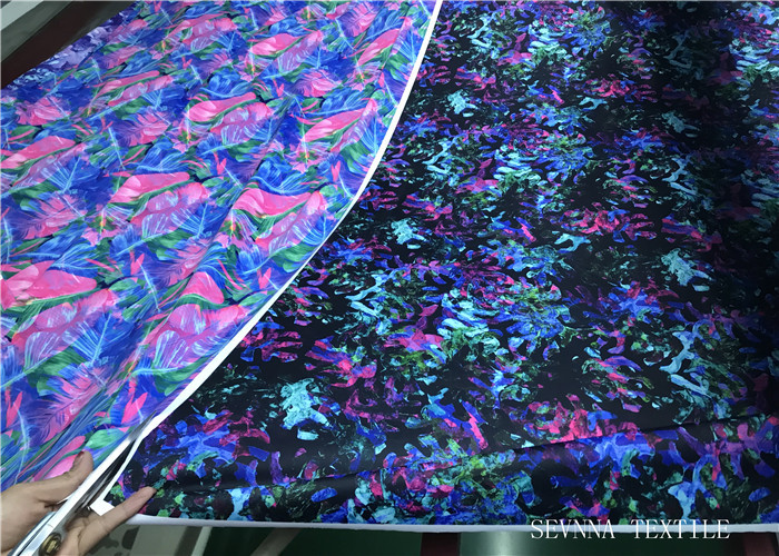 Customized Solid Color Yoga Legging Fabric 77% Poly With 23% Elastane