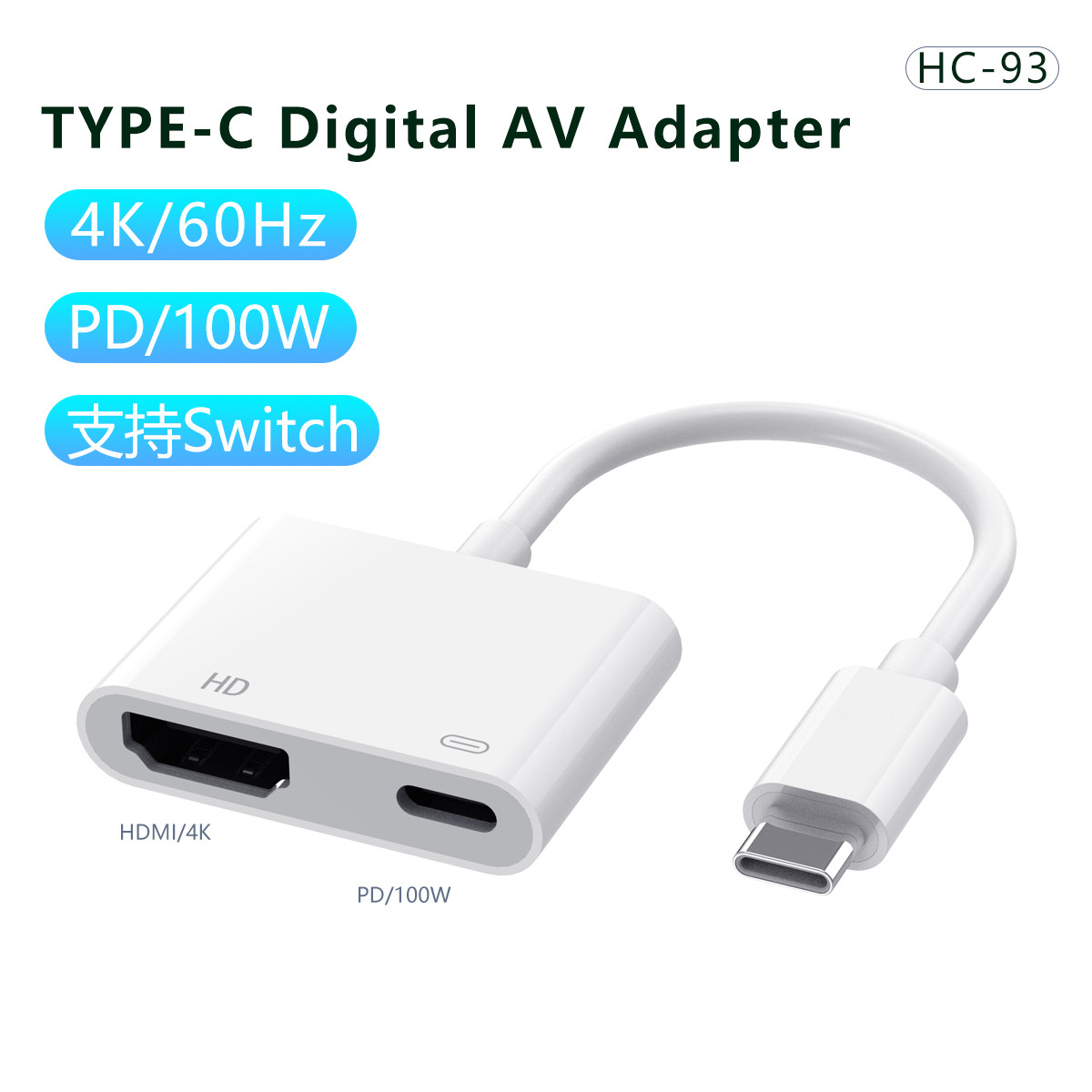 Data Transfer Speed Up To 5Gbps HDMI Aluminum Hub Usb C Hub With Print Or Laser Printed Logo