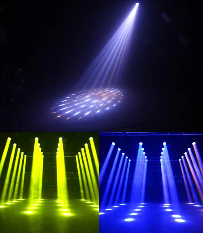 Stage 200W Bulb Power Moving Head Beam Lights With High CRI Ra 80