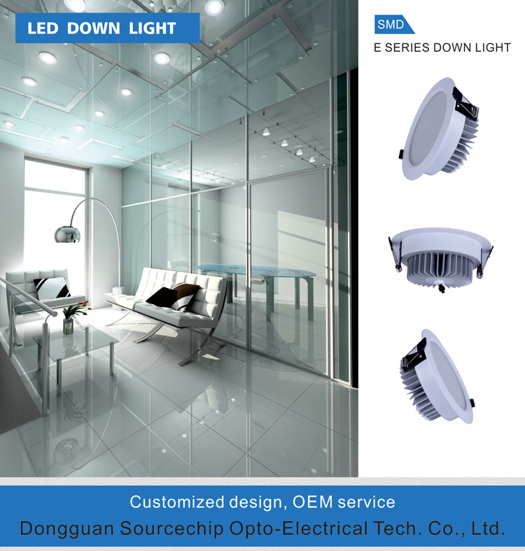 15W smd LED downlight dimmable