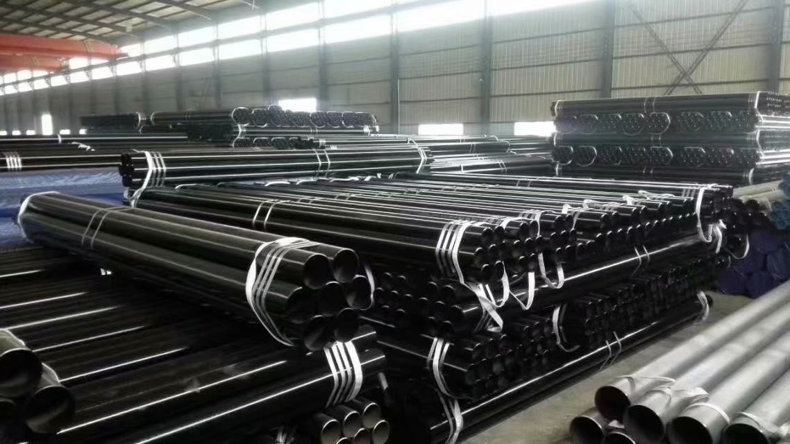 Black Painting A105 A106 Hot Rolled Steel Pipe 1mm Thickness