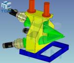 Three Shafts Cone Hydraulic Bending Machine Conical Bending Machine