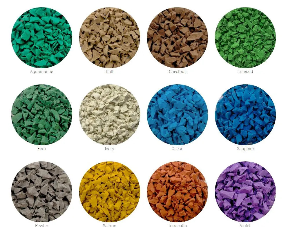 Elongation ≥ 100% EPDM Rubber Granule Density 1.4-1.6 G/Cm3 Hardness 60-70 Shore A