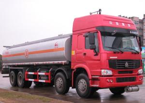 Wholesale Carbon steel , stainless steel , Aluminum 25000L fuel tank trailer / tank truck transport from china suppliers