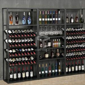 Wholesale OEM Wine Display Cabinet For Shop Equipped With T4 LED Lights from china suppliers