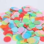 Round Aluminum Foil Flame Retardant Paper Confetti Cannon Metal Boom Manual