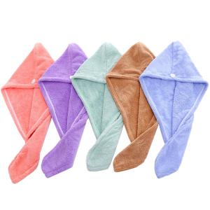 Wholesale Coral Fleece Microfiber Hair Towel from china suppliers