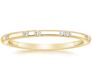 Wholesale 8pcs Tiny Natural Stone Engagement Rings 1.5mm-2mm Stone Size from china suppliers