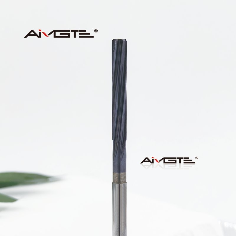 High Precision Spiral Flute Reamer H7 Carbide Reamer Bit 4mm For Steel