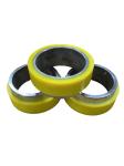 OEM Industrial PU Coated Wheels Heavy Duty Polyurethane Wheels 75-90A Shore