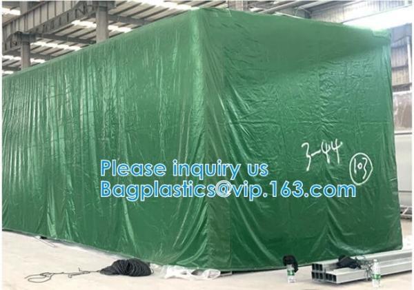 Heavy Duty PVC Truck Coated Tarpaulin, Outdoor Poly Tarp CARGOES COVER, Canvas